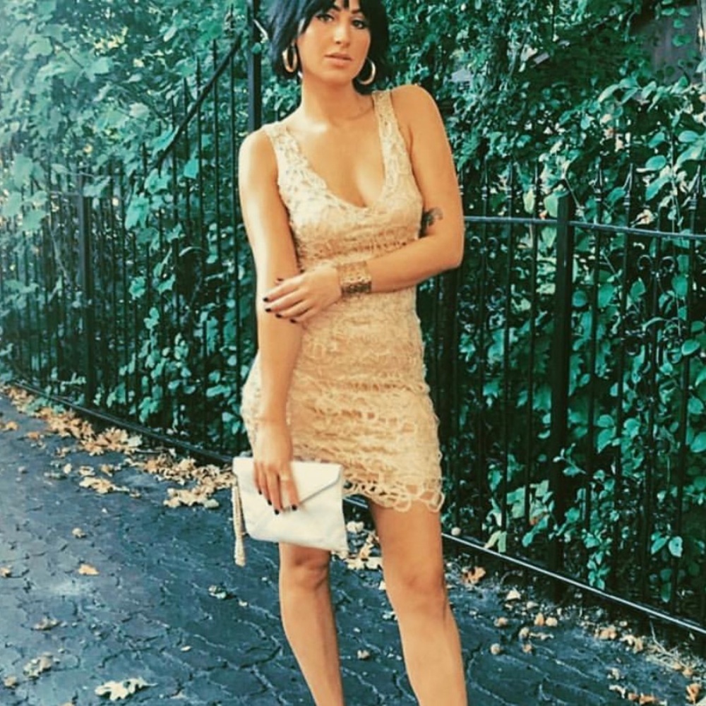Cocktail dress worn to wedding